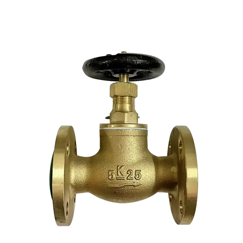 Vanne à globe en bronze en aluminium marin