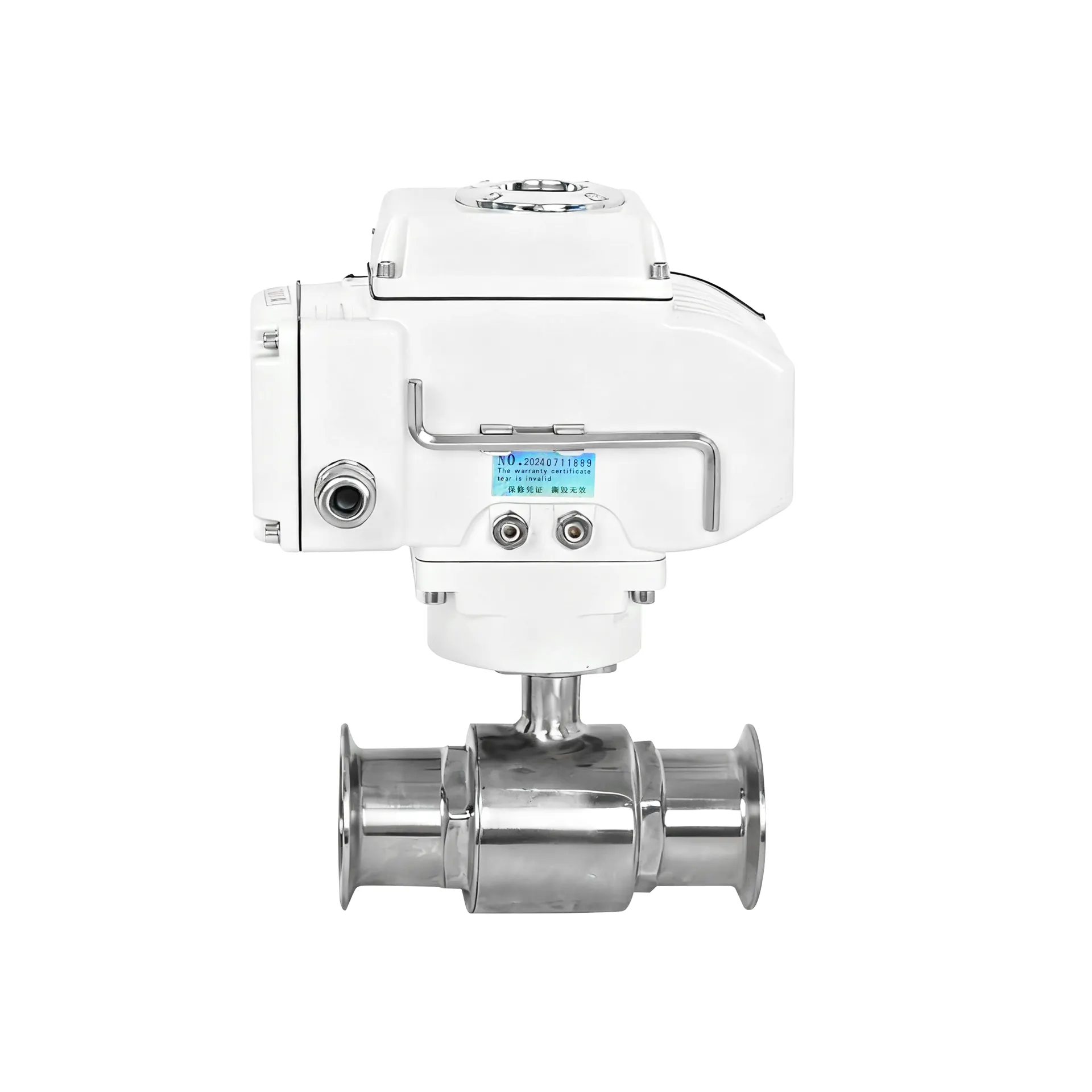 DK55-2WS Soupape à bille électrique sanitaire – Vue arrière