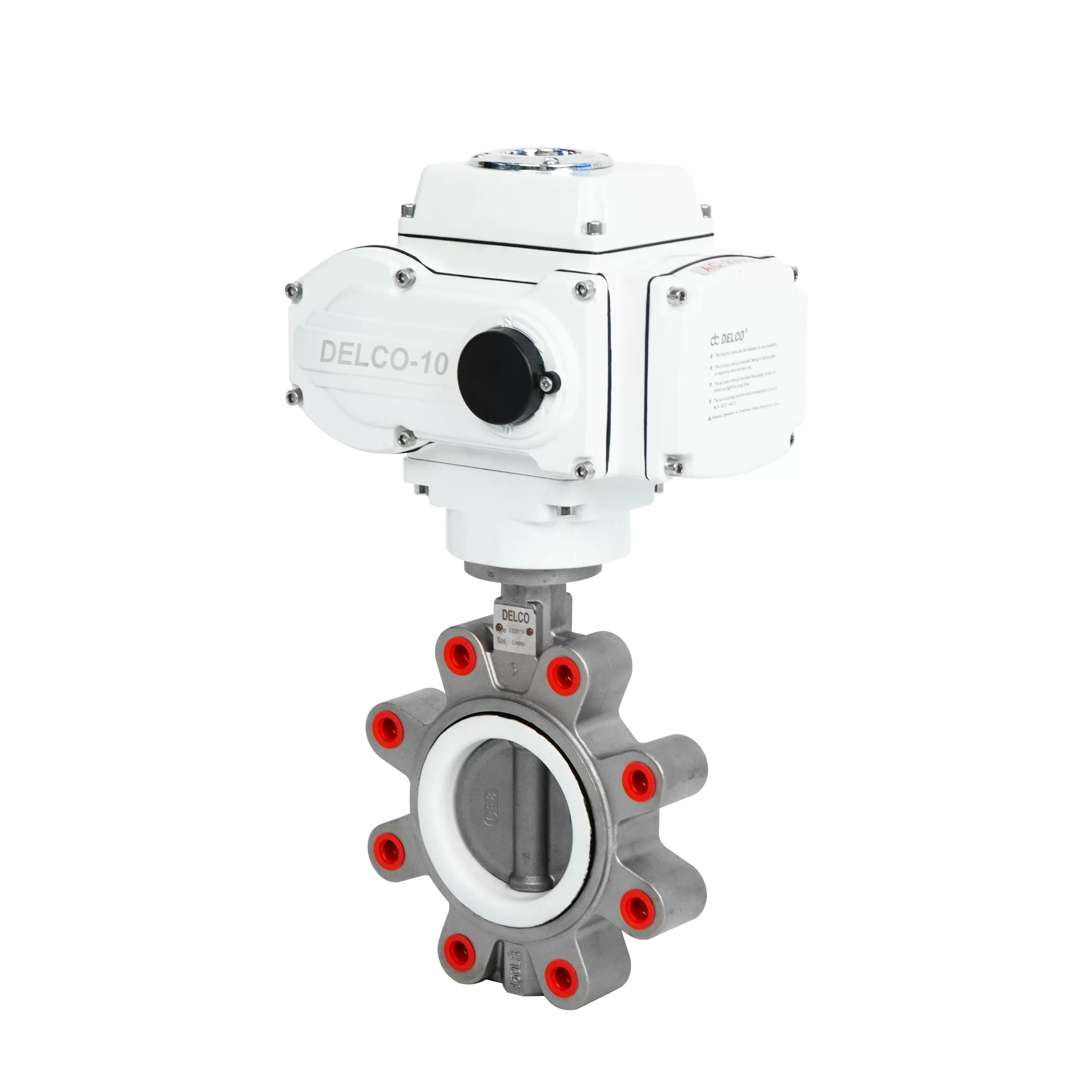 DK56-LB-S Electric Stainless Steel Lug Butterfly Valve 4