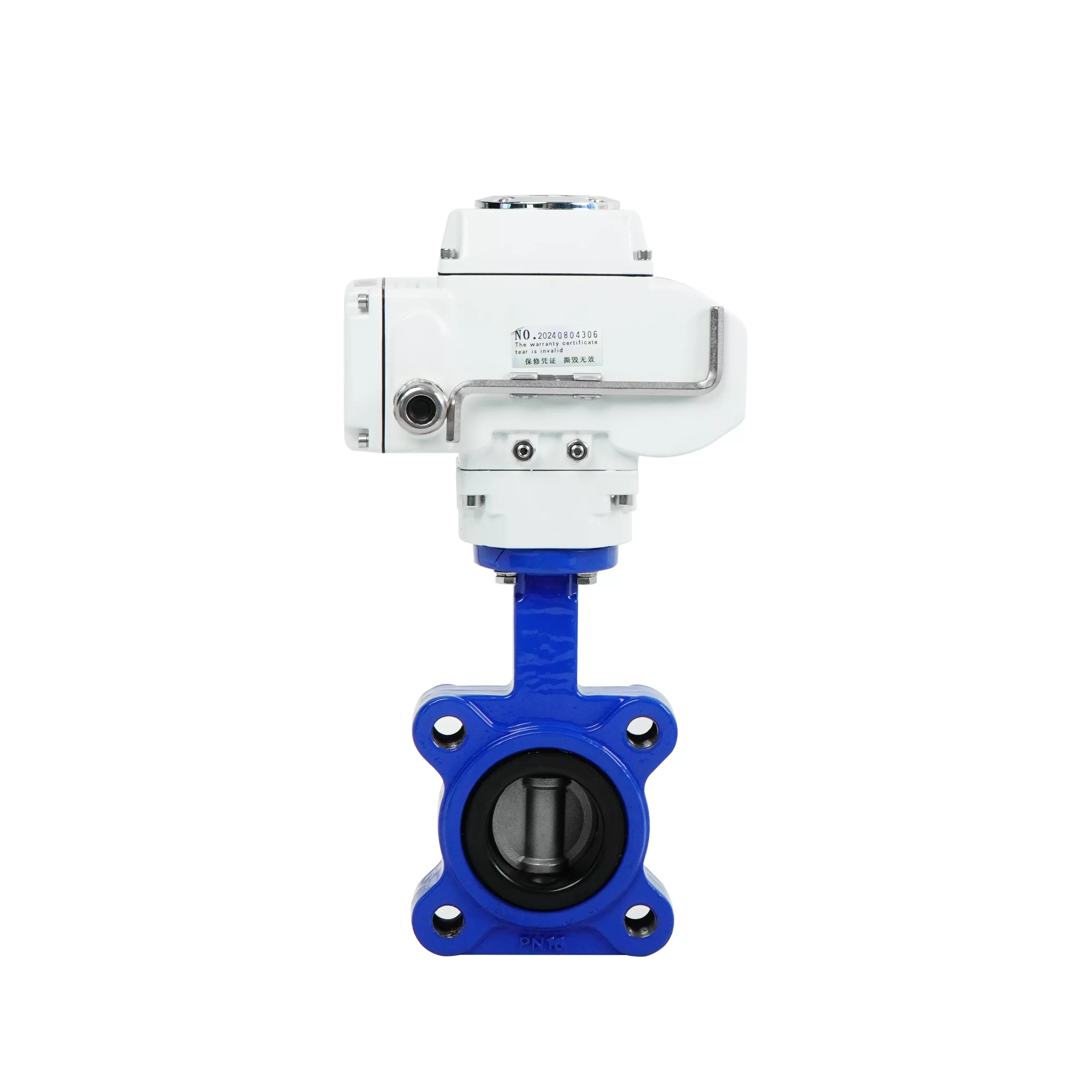 DK56-WB Electric Cast Iron Wafer Butterfly Valve 1