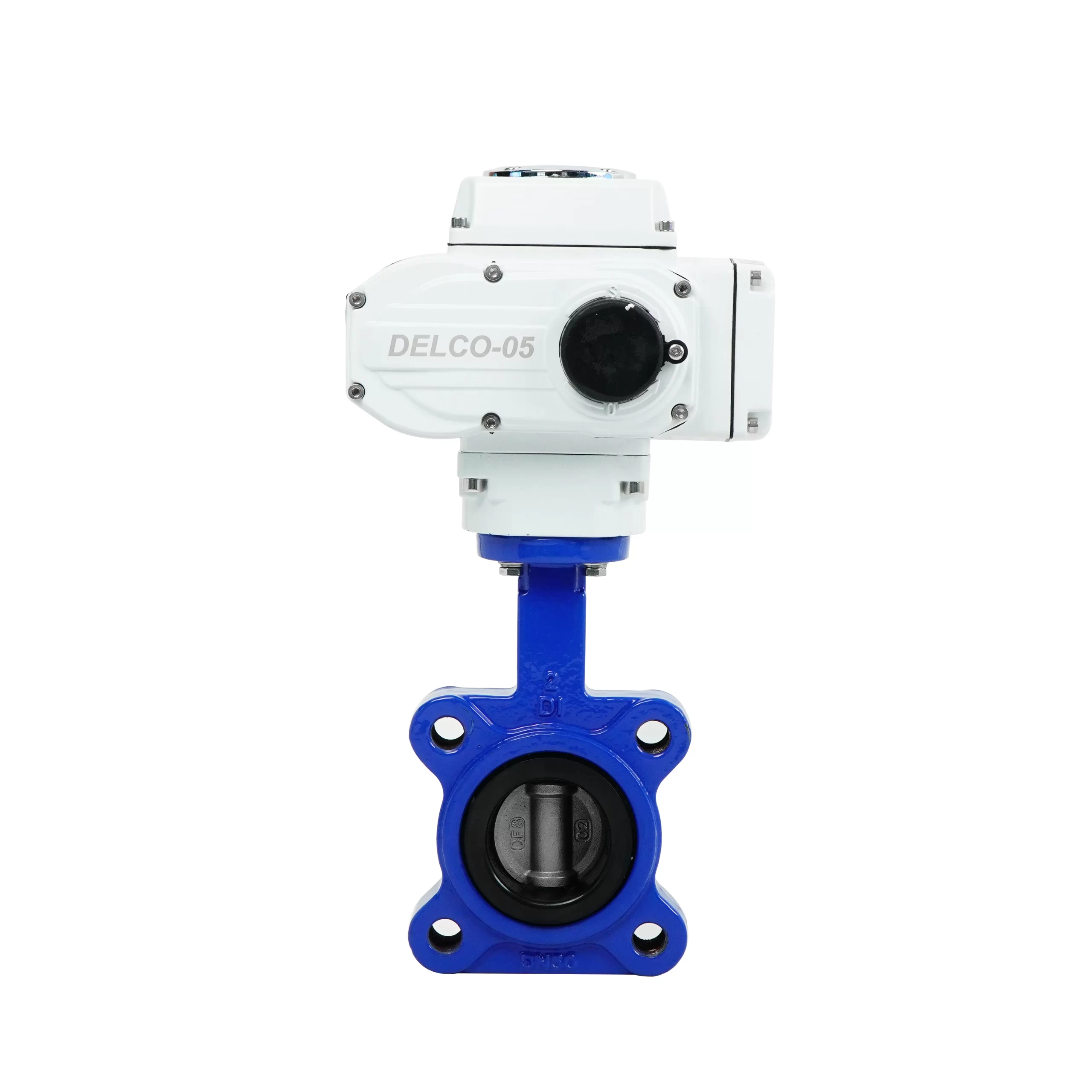 DK56-WB Electric Cast Iron Wafer Butterfly Valve 3