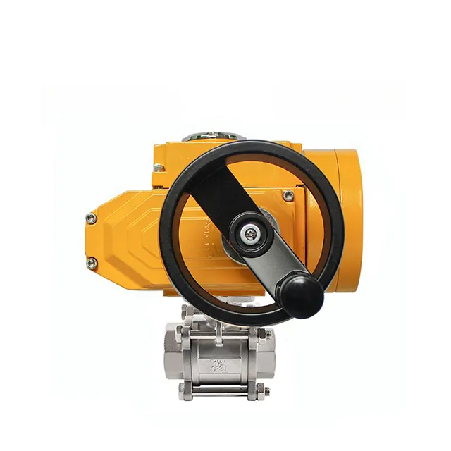 EX-DKV55-3PS Soupape à bille électrique étanche aux explosions en trois parties avec réinitialisation automatique 2