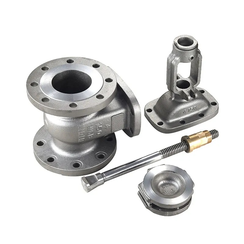 Vanne à vannes manuelles à brides en acier inoxydable – Vue détaillée 2